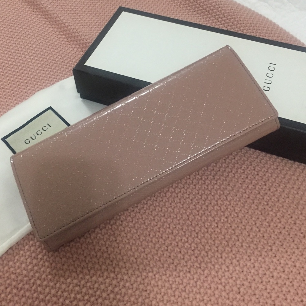 Gucci Broadway Patent Leather Clutch